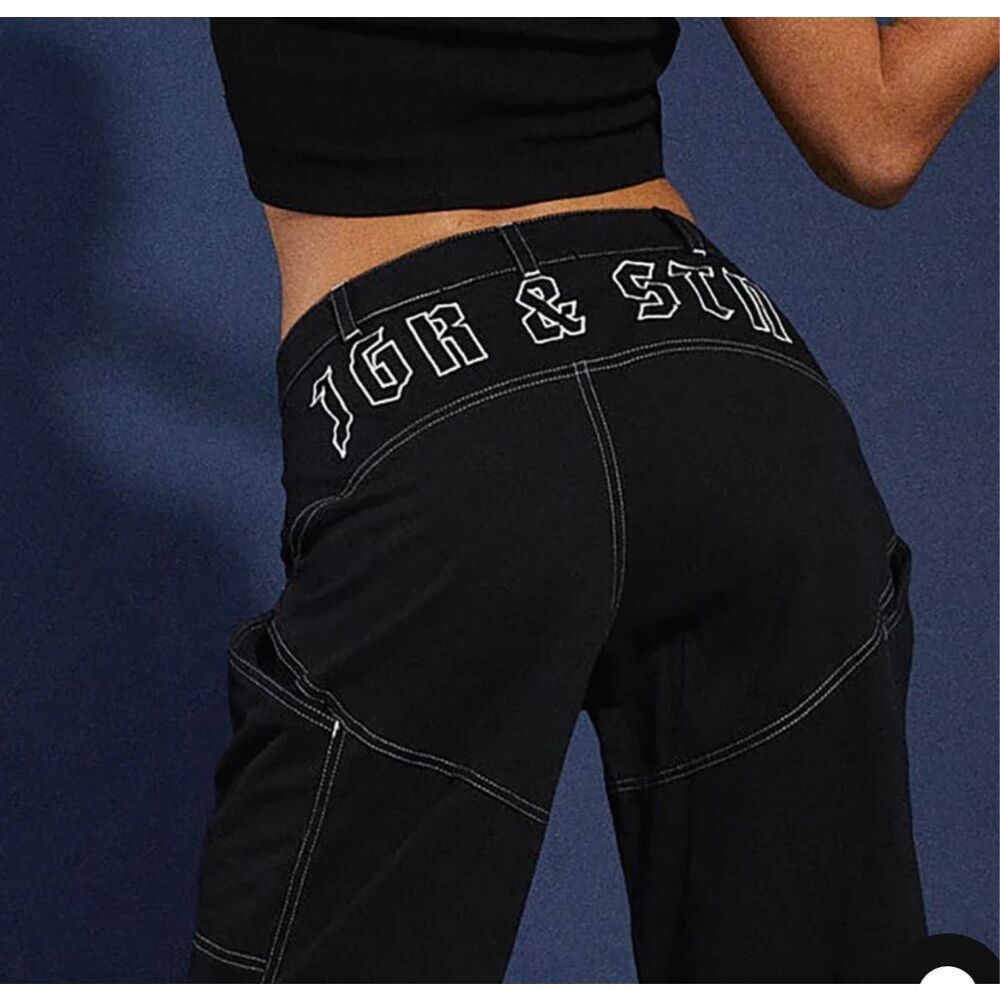 JGR & STN CHRISTINA CARGO PANT BLACK Size 2